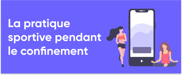 Découvrez les chiffres de la pratique sport pendant le confinement dans notre infographie