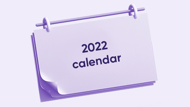 2022 calendar: key dates to engage your employees