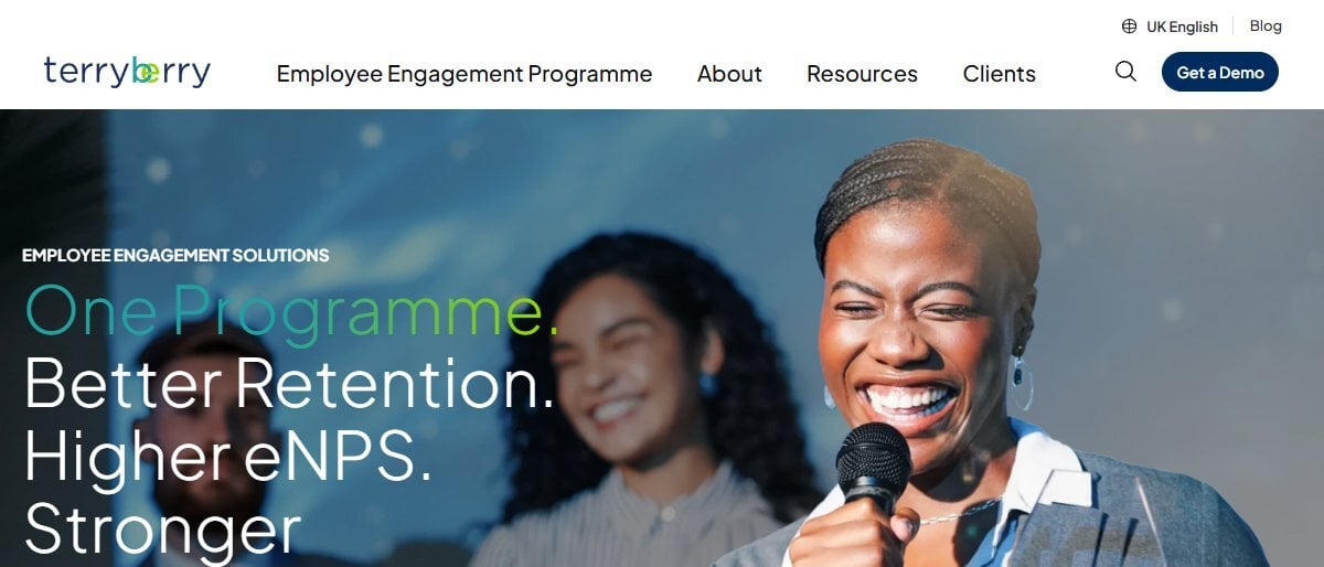 Website preview of Terryberry