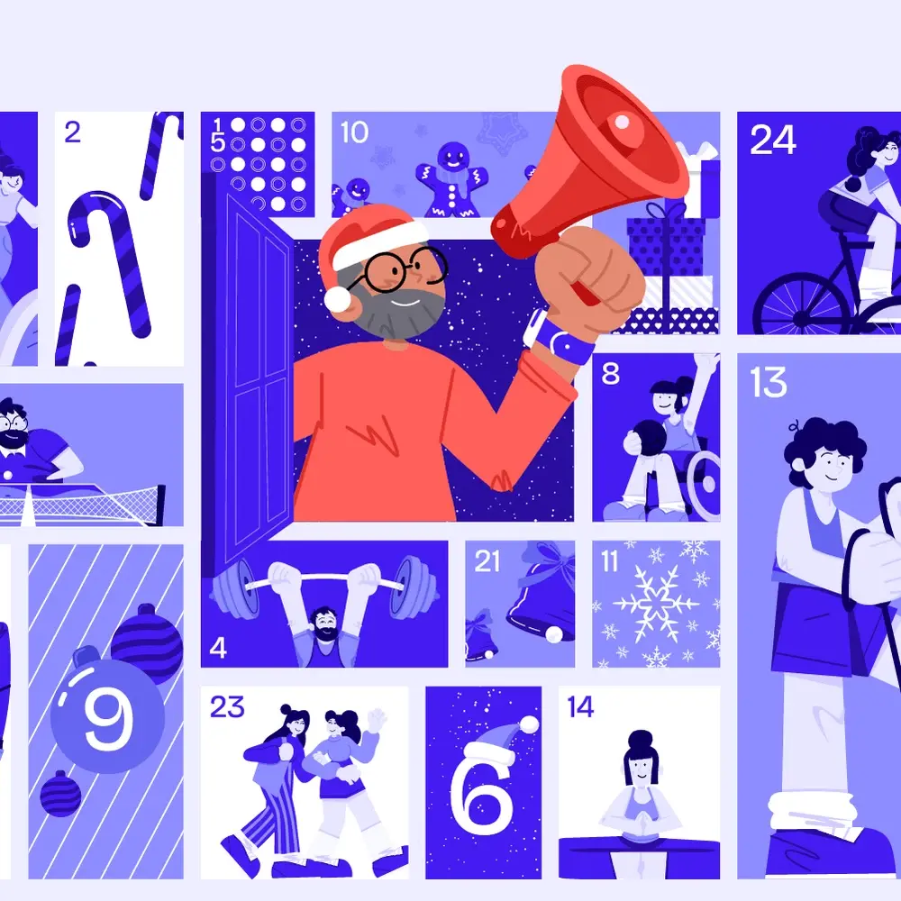 United Heroes advent calendar: 24 illustrated doors of activities and festivities